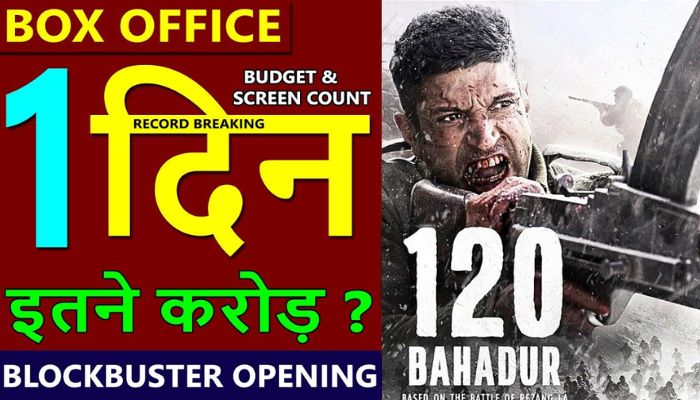 120 Bahadur Box Office Collection Day 1