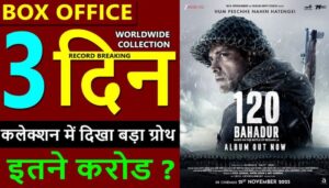 120 Bahadur Box Office Collection Day 3