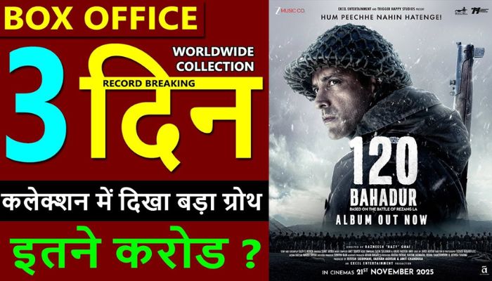120 Bahadur Box Office Collection Day 3